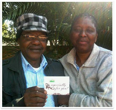 LESETJA RAMOKOLO (& WIFE)